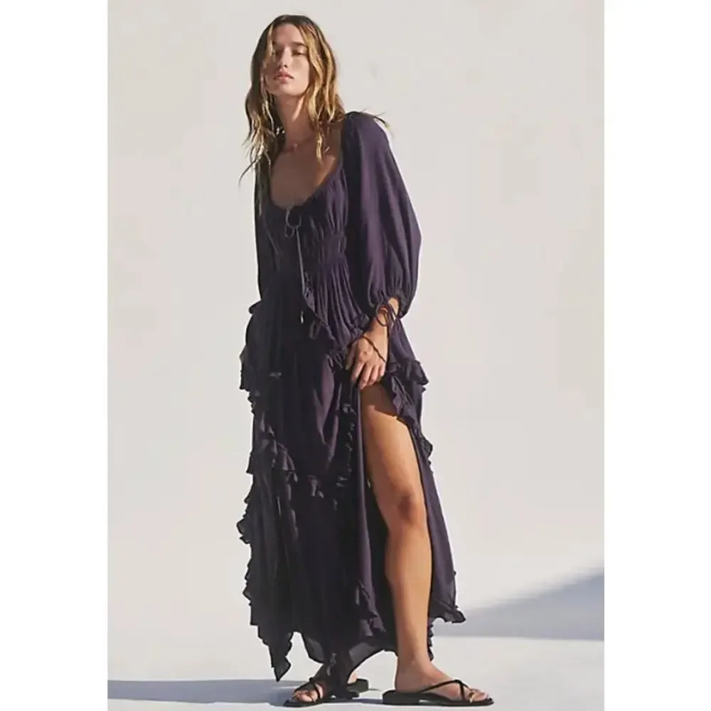 Free People in your dreams Maxi Dress - Picture 4 of 16